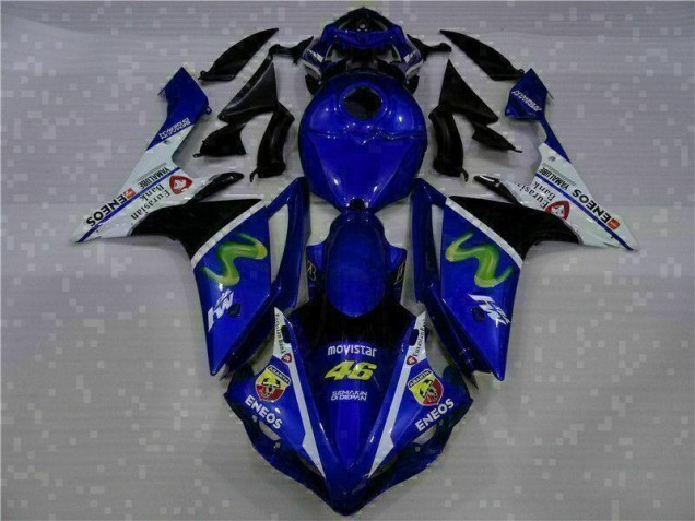 2007-2008 Blue Yamaha YZF R1 Motorcyle Fairings UK 2007-2008 Blue Yamaha YZF R1 Motorcyle Fairings UK