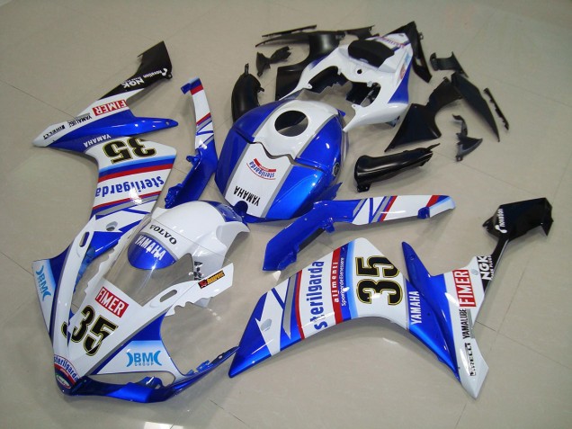 2007-2008 Blue Stickers Yamaha YZF R1 Motorcycle Fairings UK 2007-2008 Blue Stickers Yamaha YZF R1 Motorcycle Fairings UK