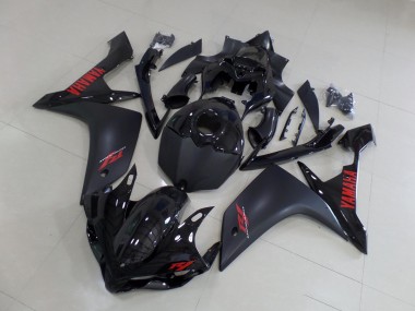 2007-2008 Matte Black Red Yamaha YZF R1 Motorbike Fairing UK
