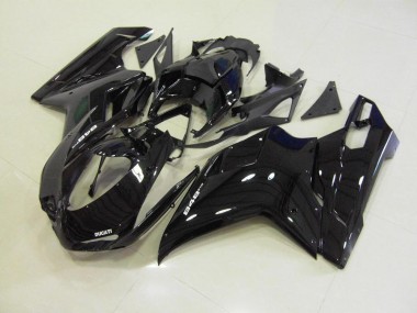 2007-2014 Glossy Black Ducati 848 1098 1198 Motorcycle Fairings UK