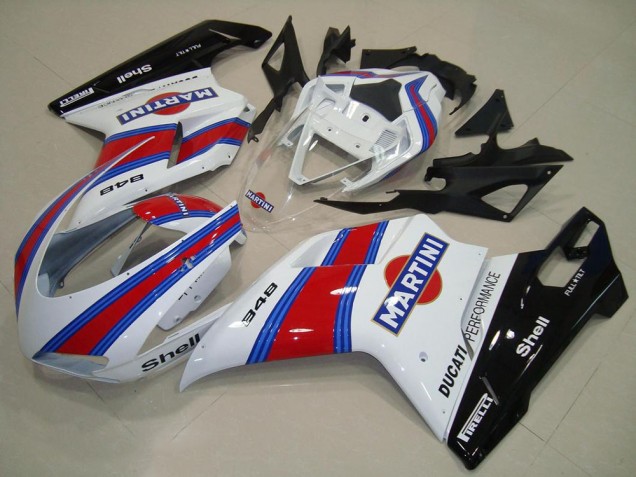 2007-2014 Martini Ducati 848 1098 1198 Motorcycle Fairing Kits UK 2007-2014 Martini Ducati 848 1098 1198 Motorcycle Fairing Kits UK