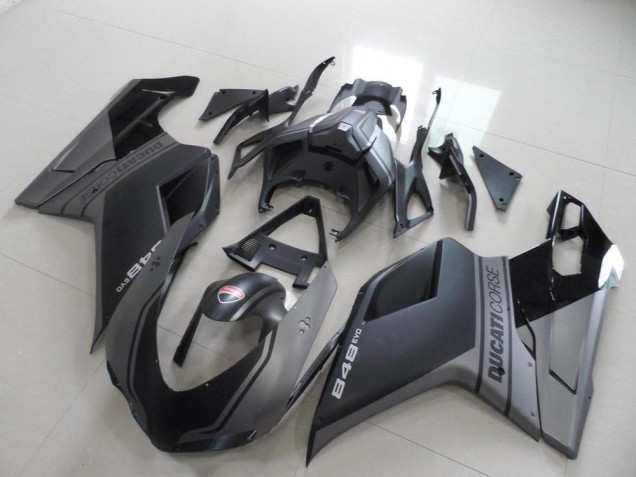 2007-2014 Black Ducati 848 1098 1198 Motorcylce Fairings UK 2007-2014 Black Ducati 848 1098 1198 Motorcylce Fairings UK