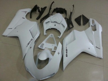 2007-2014 Matte White Ducati 848 1098 1198 Motorbike Fairing UK