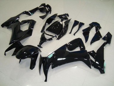 2008-2010 Glossy Black Kawasaki ZX10R Bike Fairing UK