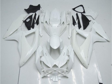 2008-2010 White Suzuki GSXR 600/750 Motorcyle Fairings UK