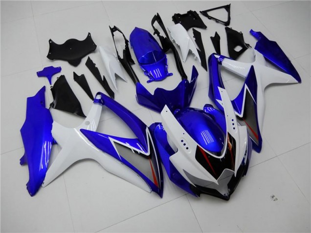 2008-2010 White Blue Suzuki GSXR 600/750 Motorbike Fairings UK 2008-2010 White Blue Suzuki GSXR 600/750 Motorbike Fairings UK