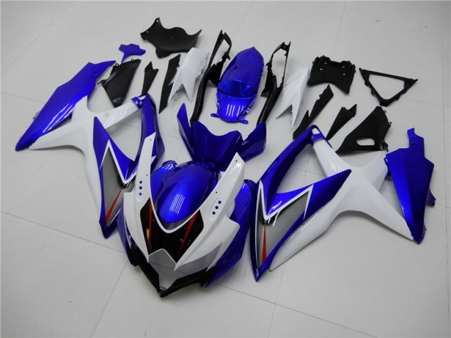 2008-2010 White Blue Suzuki GSXR 600/750 Motorbike Fairings UK 2008-2010 White Blue Suzuki GSXR 600/750 Motorbike Fairings UK