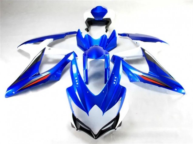 2008-2010 Blue White Suzuki GSXR 600/750 Bike Fairings UK 2008-2010 Blue White Suzuki GSXR 600/750 Bike Fairings UK