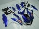 2008-2010 Blue White Suzuki GSXR 600/750 Motorcycle Fairings UK 2008-2010 Blue White Suzuki GSXR 600/750 Motorcycle Fairings UK