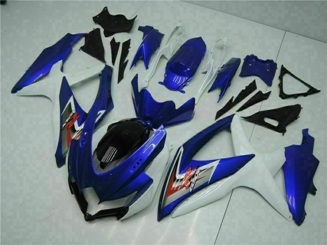 2008-2010 Blue White Suzuki GSXR 600/750 Motorbike Fairing UK 2008-2010 Blue White Suzuki GSXR 600/750 Motorbike Fairing UK