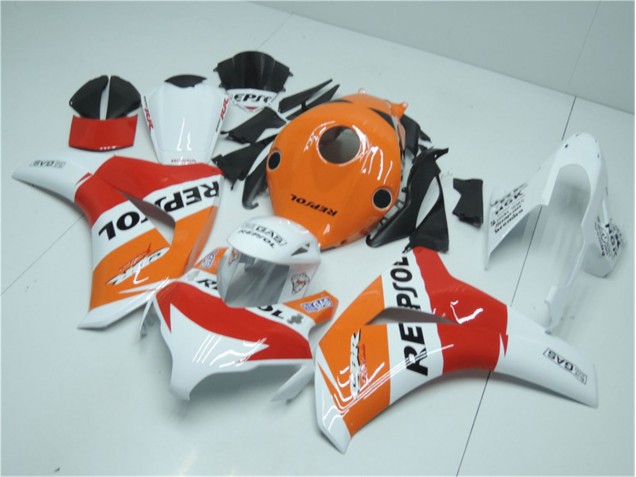 2008-2011 Orange White Red Repsol Honda CBR1000RR Motorcycle Fairing Kits UK 2008-2011 Orange White Red Repsol Honda CBR1000RR Motorcycle Fairing Kits UK