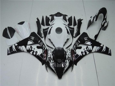 2008-2011 Black White Honda CBR1000RR Motorbike Fairing UK