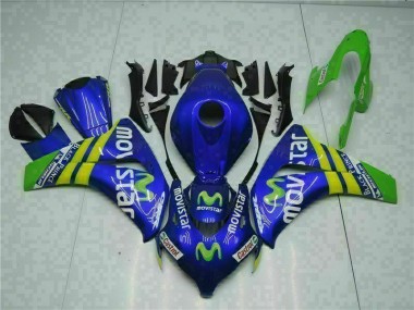 2008-2011 Green Blue Honda CBR1000RR Motorcycle Replacement Fairings UK