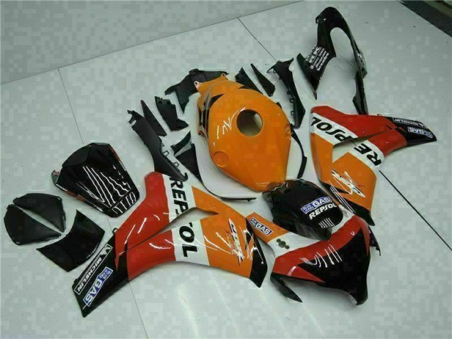 2008-2011 Orange Repsol Honda CBR1000RR Bike Fairing Kit UK