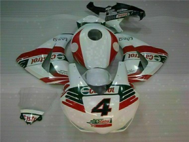 2008-2011 White Castrol 4 Honda CBR1000RR Motorcycle Fairing UK