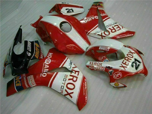 2008-2011 Red Xerox 21 Honda CBR1000RR Motorcycle Fairings Kit UK