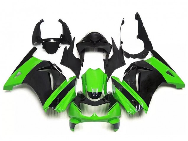 2008-2012 Green Black Kawasaki EX250 Bike Fairings UK 2008-2012 Green Black Kawasaki EX250 Bike Fairings UK