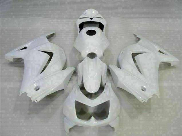 2008-2012 White Kawasaki EX250 Motorcycle Replacement Fairings UK 2008-2012 White Kawasaki EX250 Motorcycle Replacement Fairings UK