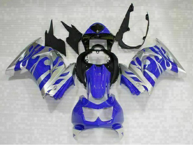 2008-2012 Black Blue Kawasaki EX250 Replacement Fairings UK
