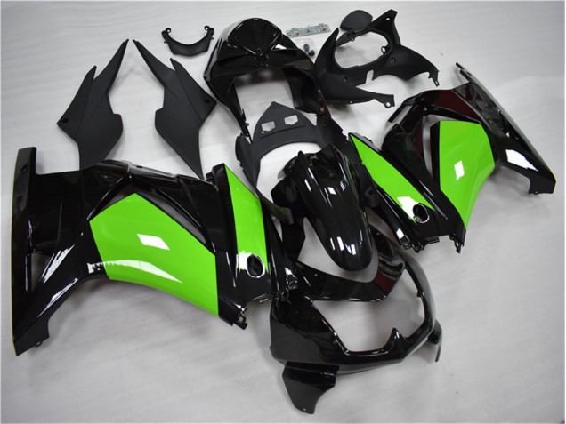 2008-2012 Black Green Kawasaki EX250 Motorcycle Fairing UK 2008-2012 Black Green Kawasaki EX250 Motorcycle Fairing UK