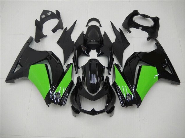 2008-2012 Black Green Kawasaki EX250 Motorcycle Fairing UK 2008-2012 Black Green Kawasaki EX250 Motorcycle Fairing UK