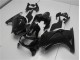 2008-2012 Glossy Black Kawasaki EX250 Motorcycle Fairing Kits UK