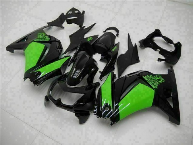 2008-2012 Black Green Ninja Kawasaki EX250 Motorcycle Bodywork UK 2008-2012 Black Green Ninja Kawasaki EX250 Motorcycle Bodywork UK