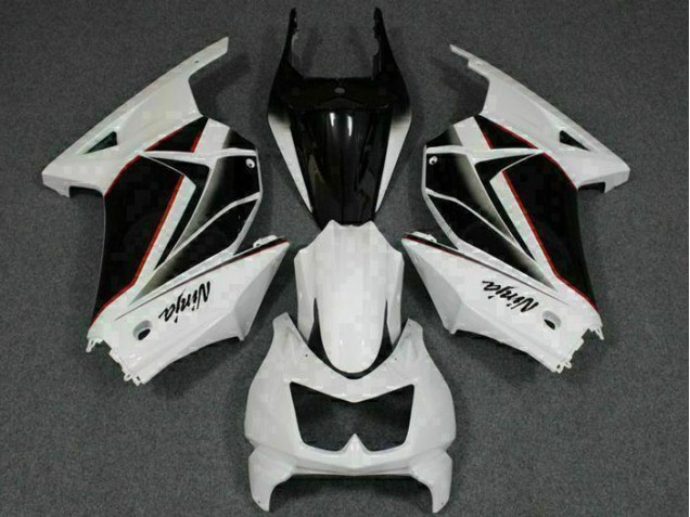 2008-2012 White Black Ninja Kawasaki EX250 Replacement Fairings UK