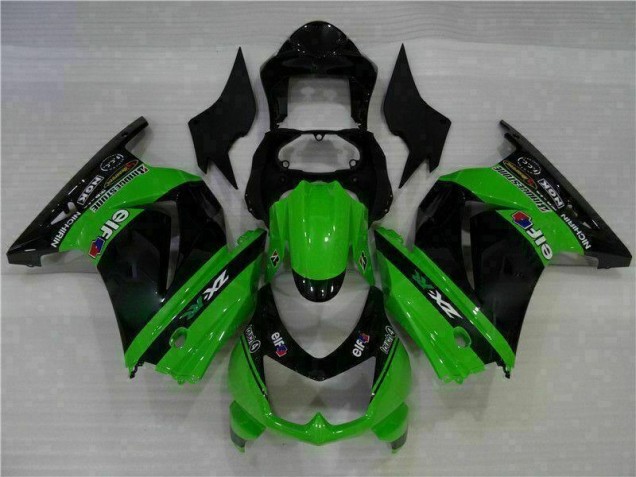 2008-2012 Black Green Kawasaki EX250 Motorcylce Fairings UK 2008-2012 Black Green Kawasaki EX250 Motorcylce Fairings UK