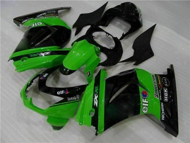2008-2012 Black Green Kawasaki EX250 Motorcylce Fairings UK 2008-2012 Black Green Kawasaki EX250 Motorcylce Fairings UK