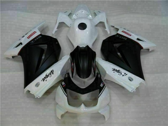 2008-2012 White Black Ninja Kawasaki EX250 Motorbike Fairings UK 2008-2012 White Black Ninja Kawasaki EX250 Motorbike Fairings UK