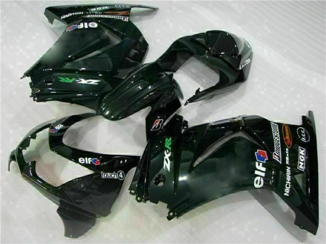 2008-2012 Black Kawasaki EX250 Bike Fairings UK