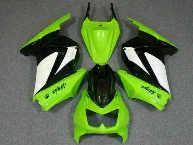 2008-2012 Green Black Ninja Kawasaki EX250 Replacement Motorcycle Fairings UK 2008-2012 Green Black Ninja Kawasaki EX250 Replacement Motorcycle Fairings UK