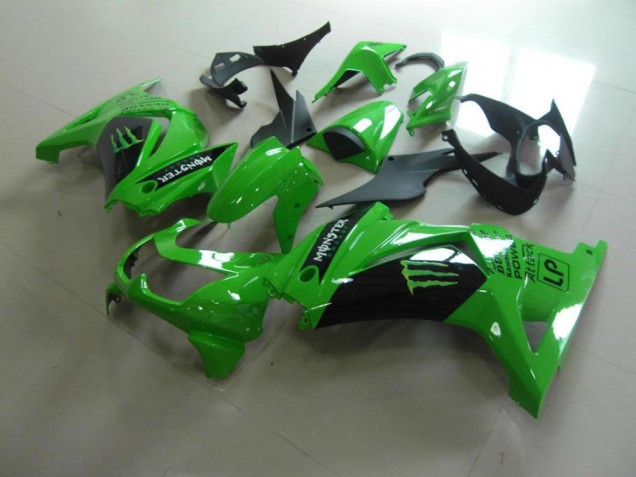 2008-2012 New Green Monster Kawasaki ZX250R Motorbike Fairings UK 2008-2012 New Green Monster Kawasaki ZX250R Motorbike Fairings UK