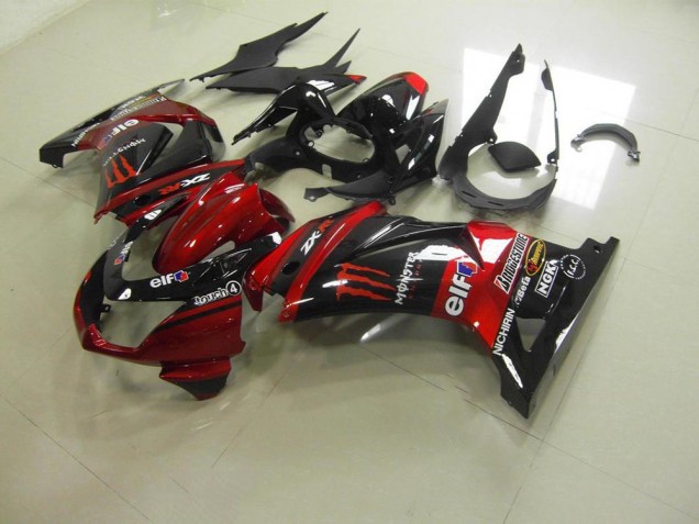 2008-2012 Candy Red Monster Kawasaki ZX250R Motorbike Fairing UK 2008-2012 Candy Red Monster Kawasaki ZX250R Motorbike Fairing UK