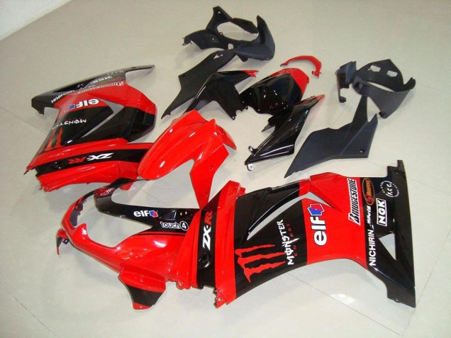 2008-2012 Red Monster Kawasaki ZX250R Motor Fairings UK 2008-2012 Red Monster Kawasaki ZX250R Motor Fairings UK