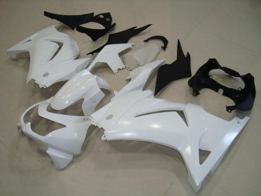 2008-2012 White Kawasaki ZX250R Motorcylce Fairings UK