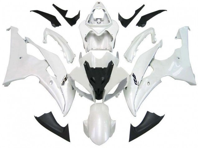 2008-2016 Pearl White R6 Yamaha YZF R6 Motor Bike Fairings UK 2008-2016 Pearl White R6 Yamaha YZF R6 Motor Bike Fairings UK