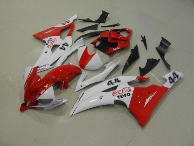 2008-2016 White Red Coca Cola Zero 44 Yamaha YZF R6 Motorcycle Replacement Fairings UK 2008-2016 White Red Coca Cola Zero 44 Yamaha YZF R6 Motorcycle Replacement Fairings UK