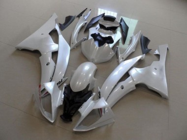 2008-2016 Pearl White Yamaha YZF R6 Replacement Fairings UK