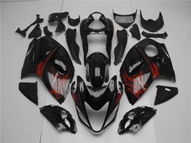 2008-2019 Black Red Suzuki GSXR 1300 Hayabusa Motor Bike Fairings UK