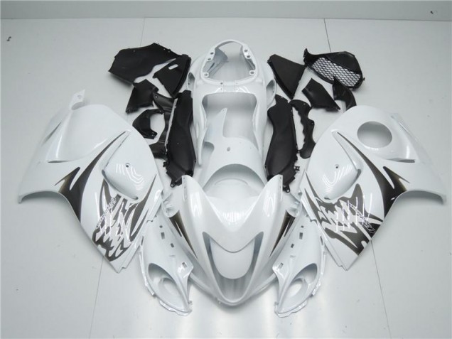 2008-2019 White Suzuki GSXR 1300 Hayabusa Replacement Motorcycle Fairings UK