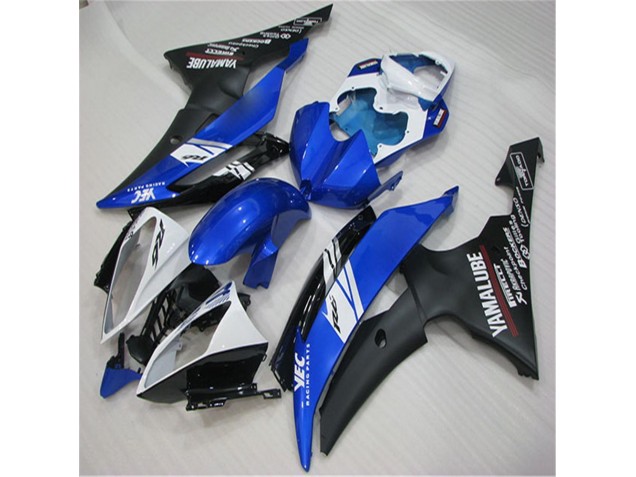 2008-2016 White Blue Black Yamaha YZF R6 Motorbike Fairing UK 2008-2016 White Blue Black Yamaha YZF R6 Motorbike Fairing UK