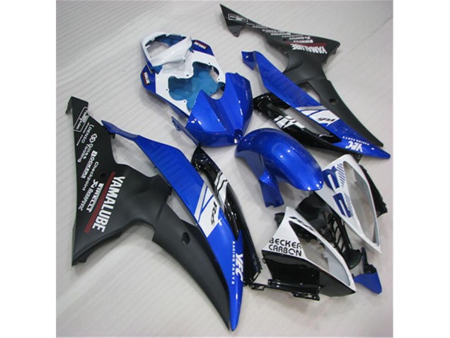 2008-2016 White Blue Black Yamaha YZF R6 Motorbike Fairing UK 2008-2016 White Blue Black Yamaha YZF R6 Motorbike Fairing UK