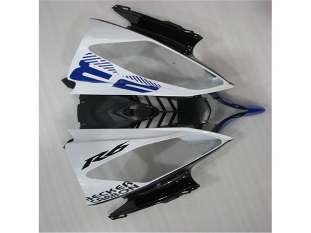 2008-2016 White Blue Black Yamaha YZF R6 Motorbike Fairing UK 2008-2016 White Blue Black Yamaha YZF R6 Motorbike Fairing UK