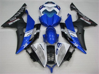 2008-2016 White Blue Black Yamaha YZF R6 Motorbike Fairing UK
