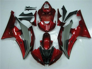 2008-2016 Red Grey Yamaha YZF R6 Motorcycle Fairings Kits UK