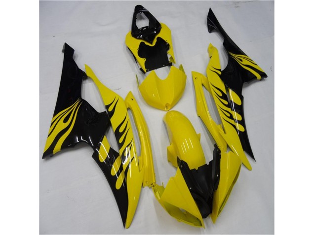 2008-2016 Yellow Black Yamaha YZF R6 Motorcycle Replacement Fairings UK 2008-2016 Yellow Black Yamaha YZF R6 Motorcycle Replacement Fairings UK