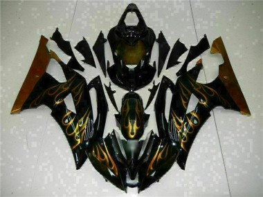 2008-2016 Black Yamaha YZF R6 Replacement Fairings UK
