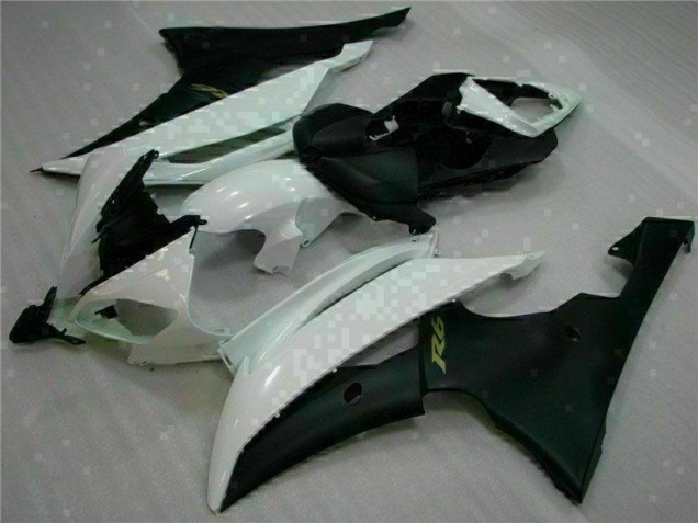 2008-2016 White Black Yamaha YZF R6 Motorcycle Fairings & Bodywork UK 2008-2016 White Black Yamaha YZF R6 Motorcycle Fairings & Bodywork UK